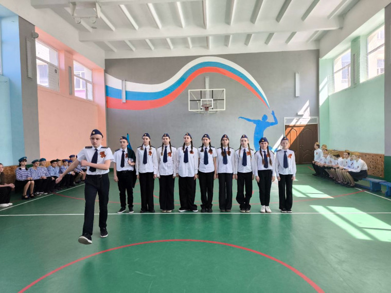 Конкурс песни и строя "Победный марш" среди обучающихся 6-7 классов.